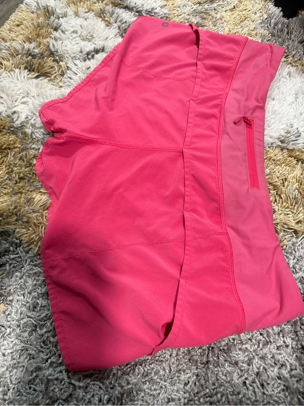 lululemon athletica Women's Pink Athletic Speed Shorts 2.5”